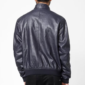 Chaqueta de Cuero para Hombre de Alta Calidad, a la Moda, para Uso en Exteriores, Chaqueta de Cuero Resistente, Servicio OEM - Product Image 5