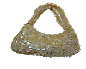 Bolso de Hombro Artesanal con Cuentas de Nácar, Elegante Bolso de Mano de Concha de Marfil, Cartera de Lujo para Noche, Bolso de Fiesta Hecho a Mano - Product Image 2