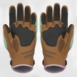Gants de moto noirs en cuir véritable pour la course, gants de moto blancs pour la conduite sur route, gants d'équipe pour hommes été hiver - Product Image 6