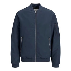 Veste bomber unisexe tendance à prix de gros, haute qualité, col montant personnalisé, motif sur le devant, logo, imperméable, écologique - Product Image 3