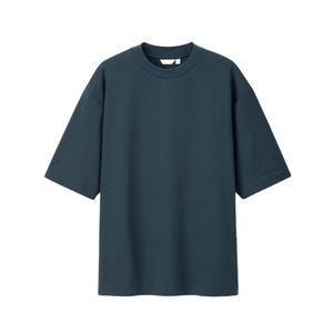 Qualité de luxe pour hommes Spandex/Coton 220 GSM Oversize T-shirt BD à épaules tombantes Logo personnalisé Poids lourd Respirant Design vierge - Product Image 5