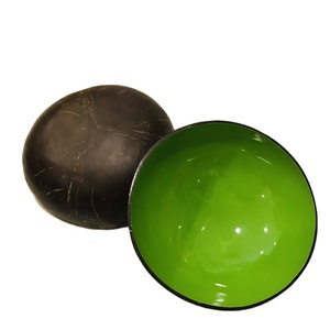 Bol en coquille de noix de coco, ensemble de bol et de cuillère à noix de coco fabriqué dans les pays tropicaux, 1 pièce - Product Image 1
