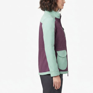 <b>Women</b> <b>Utility</b> <b>Jacket</b> Lightweight Zip Front Comfortable Fit Useful Pocket Details Simple Outer Layer For Work And Street Wear - Product Image 4