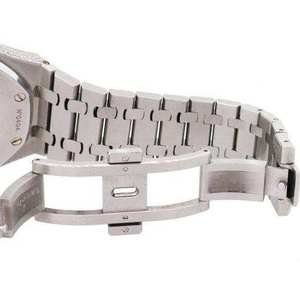 Meilleures ventes : Montre chronographe en acier inoxydable avec diamants Moissanite VVS, quartz glacé, résistance à l'eau 3 ATM - Product Image 4