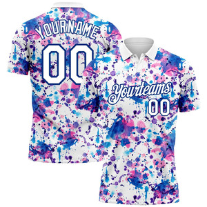 Camiseta de Punto Antiarrugas con Estampado por Sublimación Personalizado, de Poliéster, Manga Corta, Transpirable, de Secado Rápido, Moda Verano, Casual - Product Image 6