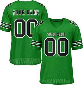 Maillots de football américain personnalisés de qualité supérieure, imprimés avec le drapeau américain, ensembles uniformes 100 % polyester, séchage rapide, respirants - Product Image 5