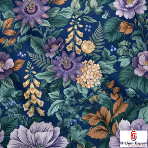 Tela de Poliéster Estampada Digital Personalizada, Material Textil Suave y Duradero de Primera Calidad para Vestidos, Decoración del Hogar y Fabricación - Product Image 1