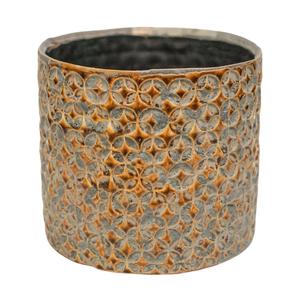 Maceta de Metal Forjado a Mano, Jardinera Decorativa de Hierro con Acabado Antiguo, Estilo Jarrón Alto, Decoración para Interiores y Exteriores, Hogar y Jardín - Product Image 2