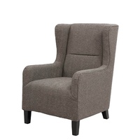 Chaise de salle à manger moderne en bois massif, rembourrée, avec accoudoirs, confortable, pour salon, école, parc, extérieur, chambre, hôtel