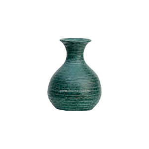 Handmade <b>Ceramic</b> Terracotta Decorative <b>Vase</b> for Tabletop Home Decor Living Room Shelf Accent - Product Image 1