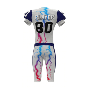 Uniformes de Fútbol Americano Unisex al por Mayor, Personalizados con Bordado, 100% Poliéster, Diseño Moderno con Logotipo OEM - Product Image 5