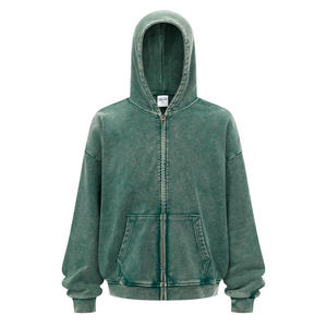 Sudadera con Capucha Premium de Forro Polar Oversize Personalizada con Cremallera Completa para Hombre y Mujer, Estilo Casual Urbano - Product Image 2