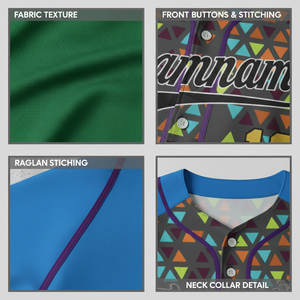 Tenues d'équipe de club en gros, maillots de baseball 100 % polyester pas chers, sur mesure, vêtements de sport respirants, pantalon unisexe, haut rayé ou uni - Product Image 5