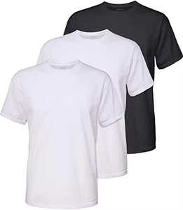 Camiseta de Entrenamiento Cómoda con Cuello Redondo, Tela Suave, Ligera, Transpirable, para Ejercicio Diario, Ropa Deportiva - Product Image 4