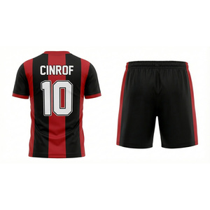 Uniforme de Fútbol Personalizado con Logotipo, Moderno, Antibacterial, Transpirable, Unisex, Reversible, Diseño Francés, para Clima Frío, Entrenamiento, Amateur - Product Image 2