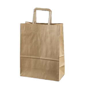 Sacs en papier kraft brun à fond carré recyclables de grande taille - Product Image 1