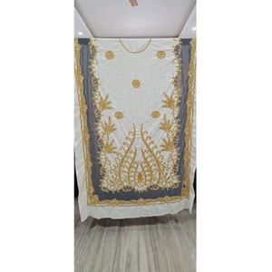 Elegante vestido Dirac somalí hecho a mano con cuentas para mujeres, ropa tradicional africana para bodas. - Product Image 2