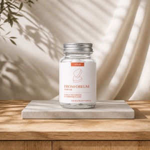 [FROM OREUM] Dentifrice solide pour voyages d'affaires, saveur mandarine de Jeju, 60 comprimés, pour trousse de toilette de vacances et de voyage - Product Image 3
