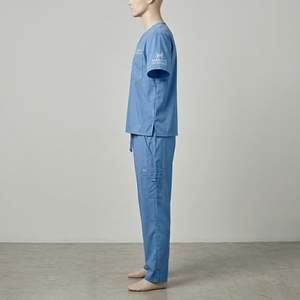 High Quality Short Sleeve Twill Men's <b>Nursing</b> <b>Scrubs</b> Vietnam Poly Spandex Stretch OEM GW Brand Hospital Medical Top Uniforms - Product Image 6
