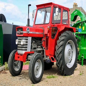 Massey Ferguson 185 Hp 4Wd Gear Drive Diesel Farm Tractor Red Wheel Tractor High Productivity - Product Image 2