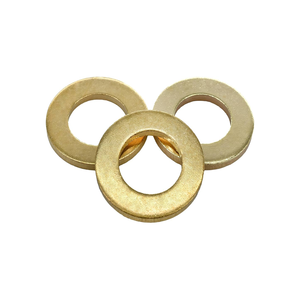 Rondelles en laiton haute résistance avec finition dorée polie pour quincaillerie industrielle et fixation sécurisée - Product Image 3