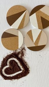 Best Selling Design Resin Inlay Coaster Set MDF Coaster Resin Coaster MDF Resin Inlay Coaster Place <b>Mats</b> at very good Price - Product Image 2