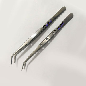 Oferta Especial: Pinzas Quirúrgicas Wenquar (2 Piezas) de Algodón y Pincel, de Acero Inoxidable Dentado, Instrumento Dental Quirúrgico - Product Image 1