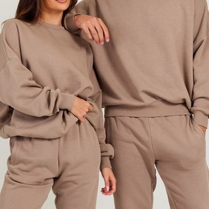 Suéteres de Manga Larga Oversize Personalizados al por Mayor, Cuello Redondo Casual, Ajuste Holgado, Ropa de Otoño para Mujer, Sudaderas para Mujer - Product Image 3