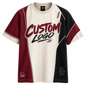 Camiseta de Algodón con Cuello Redondo y Logotipo Personalizado, Impresión Digital, para Mujer, Cómoda, Manga Corta, Deportiva, Informal, para Entrenamiento Físico - Product Image 1