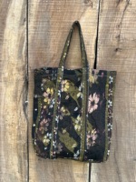 Sac fourre-tout en coton Kantha fait main, sac à bandoulière écologique réutilisable pour le marché, la plage, les pique-niques et les courses