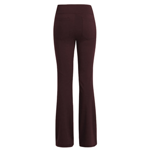 Leggings de yoga évasés pour femmes, taille mi-haute, respirants, légers, en Spandex/Nylon, avec taille élastique, couleur unie, pour le sport et le yoga - Product Image 3