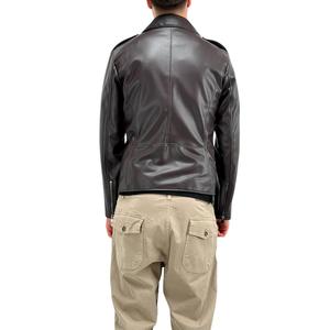 Premium Selling Men's Wear Clothing PU <b>Genuine</b> Sheepskin Leather Jackets Men's Winter Imperial Moto Jacket In Low MOQ - Product Image 5