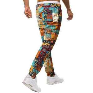 Pantalones Casuales de Lona para Hombre, Cintura Alta, Uso Diario, Sublimación Completa, Personalizables, Marca Privada, Joggers y Pantalones - Product Image 2