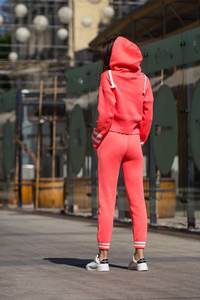 Último diseño señoras bordado polar pulóver Sudadera con capucha personalizado algodón poliéster de talla grande Casual entrenamiento invierno lavado otoño - Product Image 5