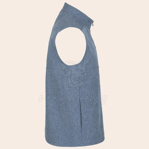 Veste sans manches coupe-vent en tissu premium pour homme, idéale pour la randonnée et l'entraînement - Product Image 3