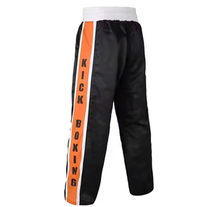 Pantalon de Muay Thai pour l'entraînement au kick-boxing, respirant, confortable, en polyester, OEM disponible, haute qualité, logo personnalisé, pour MMA - Product Image 3