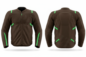 เสื้อแจ็คเก็ตมอเตอร์ไซค์คุณภาพสูง ผลิตจากโพลีเอสเตอร์ 100% สำหรับขี่มอเตอร์ไซค์  ผ้าทนทาน สวมใส่สบาย ระบายอากาศได้ดี - Product Image 2