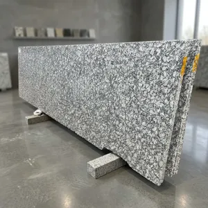 Elegant P White Leather Granite <b>Stone</b> Slabs Superior Quality Natural Granite for Kitchen Countertops Wall Cladding and Interiors - Product Image 5