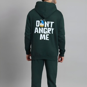 Conjunto de Sudadera con Capucha y Pantalones Deportivos de Forro Polar para Hombre, Ropa Deportiva Informal, Corte Holgado, Ropa de Invierno, Logotipo Personalizado, Venta al Por Mayor - Product Image 2