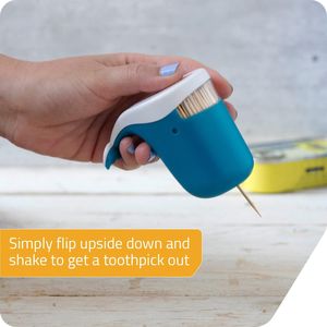 Dispenser per Stuzzicadenti a Forma di Balena Jonah, Divertente Porta Stuzzicadenti Decorativo in Plastica per Facile Accesso - Product Image 4