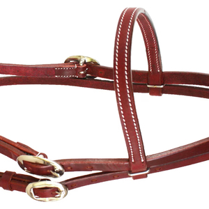 Brida de Cuero Hecha a Mano para Caballo, Completa con Ajuste y Costuras Decorativas, Brida para Montar a Caballo - Product Image 5