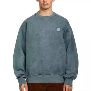 Sweat-shirt tricoté vintage pour homme, coupe classique, mélange polyester/coton, molleton écologique respirant, hiver, vente en gros OEM - Product Image 4