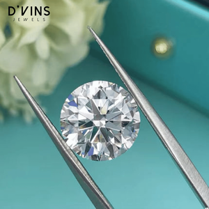 เพชรเม็ดเดี่ยวทรงกลมเจียระไนแบบบริลเลียนท์จาก D'VINS JEWELS ขนาด 0.3 กะรัต 0.5 กะรัต 0.8 กะรัต 1 กะรัต สี E สำหรับทำเครื่องประดับ - Product Image 2