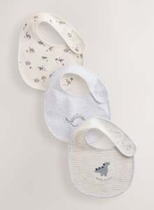 Bavoirs pour bébé en 95% bambou et 5% élasthanne, ajustement flexible, motifs neutres - Product Image 2