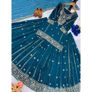 Diseñador DE LA Mujer Party Wear Top Lehenga Set con Fancy Dupatta Elegante y Elegante - Product Image 1