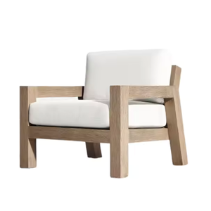 Canapé de jardin individuel en teck moderne, matériaux de haute qualité pour salon et usage extérieur - Product Image 3