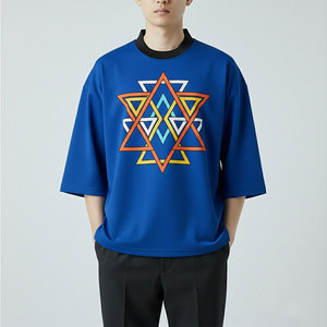 เสื้อยืดทรงบ็อกซี่ผู้ชายรุ่นใหม่ปี 2026 น้ำหนักเบา คุณภาพสูง สวมใส่สบาย ดีไซน์ล่าสุด เสื้อยืดทรงบ็อกซี่ผู้ชาย - Product Image 1