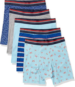 Calzoncillos Boxer de Algodón Transpirable para Hombre, Corte Medio, con Cierre, Antibacterianos, de Secado Rápido, Tallas Grandes, Ajuste Holgado, Ropa Interior Informal, con Logotipo Personalizado - Product Image 5