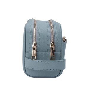 Custom Vintage Travel Waxed Canvas and Leather Toiletry Bag Mens Dopp <b>Kit</b> for <b>Shaving</b> and Cosmetic Storage bag for sale. - Product Image 3