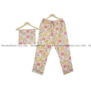 Conjunto de Pijama de Verano para Mujer, 100% Algodón Natural, Estilo Vintage, 3 Piezas, Camisa con Botones, Encaje Floral, Ropa de Dormir Cómoda - Product Image 3